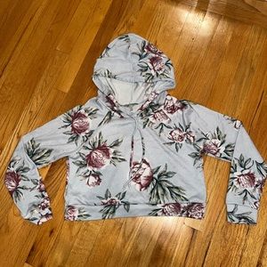 charlotte russe slightly cropped hoodie